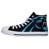 Carolina Panthers NFL Mens High Top Big Logo Canvas Shoes