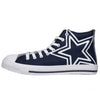 Dallas Cowboys NFL Mens High Top Big Logo Canvas Shoes