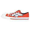 Denver Broncos NFL Mens Low Top Big Logo Canvas Shoes