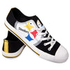 Pittsburgh Steelers NFL Mens Low Top Big Logo Canvas Shoes