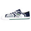 Seattle Seahawks NFL Mens Low Top Big Logo Canvas Shoes