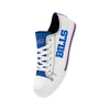 Buffalo Bills NFL Mens Low Top White Canvas Shoes