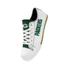 Green Bay Packers NFL Mens Low Top White Canvas Shoes