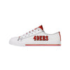 San Francisco 49ers NFL Mens Low Top White Canvas Shoes