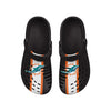 Miami Dolphins NFL Mens Team Stripe Clog With Strap