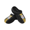 Pittsburgh Steelers NFL Mens Team Stripe Clog With Strap