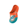 Miami Dolphins NFL Youth Colorblock Big Logo Clog