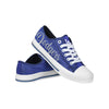 Los Angeles Dodgers MLB Womens Color Glitter Canvas Shoes
