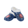 Chicago Cubs MLB Womens Sherpa Lined Glitter Clog