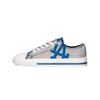 Los Angeles Dodgers MLB Womens Glitter Low Top Canvas Shoes
