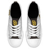 San Diego Padres MLB Womens Glitter Low Top Canvas Shoes