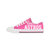 Houston Astros MLB Womens Highlights Low Top Canvas Shoe