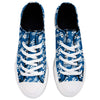 Los Angeles Dodgers MLB Womens Low Top Repeat Print Canvas Shoes