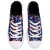 New York Mets MLB Womens Low Top Repeat Print Canvas Shoes