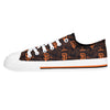 San Francisco Giants MLB Womens Low Top Repeat Print Canvas Shoes