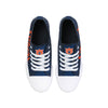 Auburn Tigers NCAA Womens Color Glitter Low Top Canvas Shoes