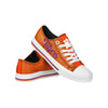 Clemson Tigers NCAA Womens Color Glitter Low Top Canvas Shoes