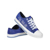 Kentucky Wildcats NCAA Womens Color Glitter Low Top Canvas Shoes