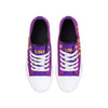 LSU Tigers NCAA Womens Color Glitter Low Top Canvas Shoes