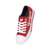 Wisconsin Badgers NCAA Womens Color Glitter Low Top Canvas Shoes