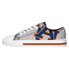 NCAA Womens Glitter Low Top Canvas Shoes - Pick Your Team