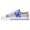 Kentucky Wildcats NCAA Womens Glitter Low Top Canvas Shoes