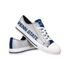 Penn State Nittany Lions NCAA Womens Glitter Low Top Canvas Shoes