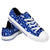 Kentucky Wildcats NCAA Womens Low Top Repeat Print Canvas Shoes