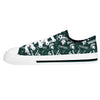 Michigan State Spartans NCAA Womens Low Top Repeat Print Canvas Shoes