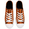 Oklahoma State Cowboys NCAA Womens Low Top Repeat Print Canvas Shoes