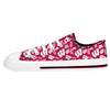 Wisconsin Badgers NCAA Womens Low Top Repeat Print Canvas Shoes