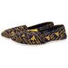 West Virginia Mountaineers NCAA Womens Script Print Canvas Shoes