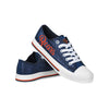 Chicago Bears NFL Womens Color Glitter Low Top Canvas Shoes
