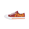 Kansas City Chiefs NFL Womens Color Glitter Low Top Canvas Shoes