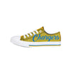 Los Angeles Chargers NFL Womens Color Glitter Low Top Canvas Shoes
