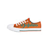 Miami Dolphins NFL Womens Color Glitter Low Top Canvas Shoes