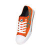 Miami Dolphins NFL Womens Color Glitter Low Top Canvas Shoes