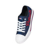 New England Patriots NFL Womens Color Glitter Low Top Canvas Shoes