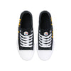 Pittsburgh Steelers NFL Womens Color Glitter Low Top Canvas Shoes