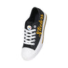 Pittsburgh Steelers NFL Womens Color Glitter Low Top Canvas Shoes