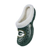 Green Bay Packers NFL Womens Sherpa Lined Glitter Clog