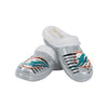 Miami Dolphins NFL Womens Sherpa Lined Glitter Clog