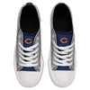 Chicago Bears NFL Womens Glitter Low Top Canvas Shoes