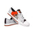 Cleveland Browns NFL Womens Glitter Low Top Canvas Shoes