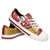 San Francisco 49ers NFL Womens Glitter Low Top Canvas Shoes