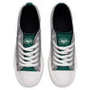 New York Jets NFL Womens Glitter Low Top Canvas Shoes