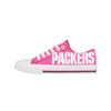Green Bay Packers NFL Womens Highlights Low Top Canvas Shoe