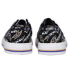 Baltimore Ravens NFL Womens Low Top Repeat Print Canvas Shoes