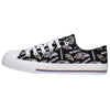 Baltimore Ravens NFL Womens Low Top Repeat Print Canvas Shoes