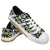 Green Bay Packers NFL Womens Low Top Repeat Print Canvas Shoes